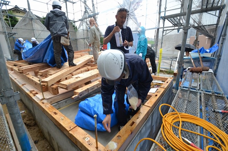 福岡県糸島市01　注文住宅建築現場リポート④　～上棟式～