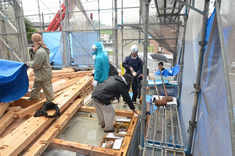 福岡県糸島市01　注文住宅建築現場リポート④　～上棟式～