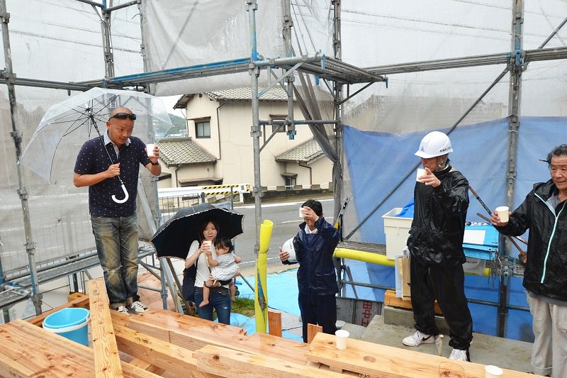 「糸島市01」注文住宅現場リポート④【上棟式】