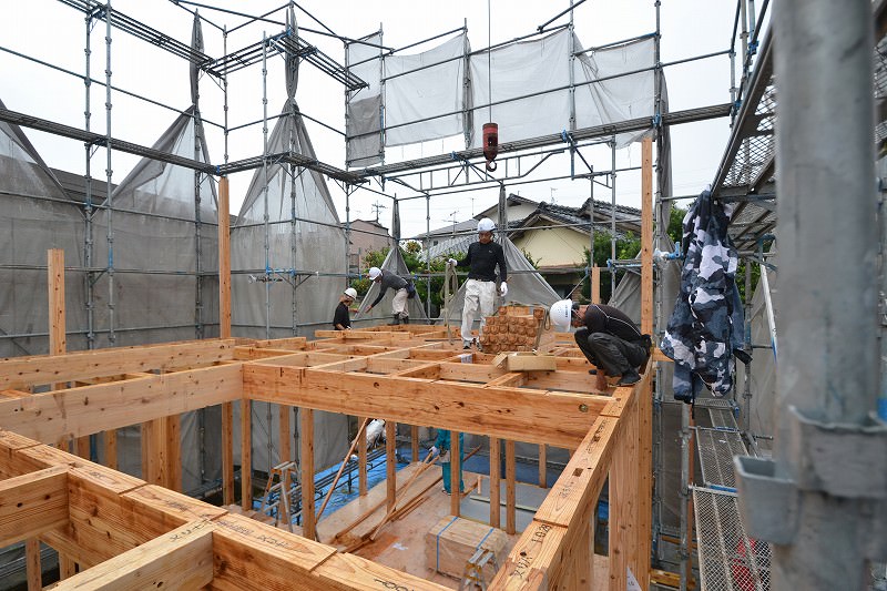 福岡県糸島市01　注文住宅建築現場リポート④　～上棟式～