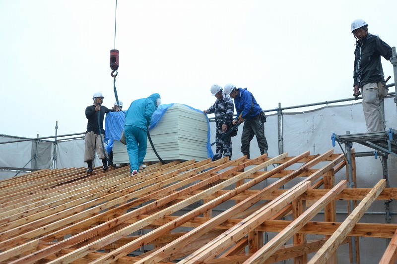 福岡県糸島市01　注文住宅建築現場リポート④　～上棟式～