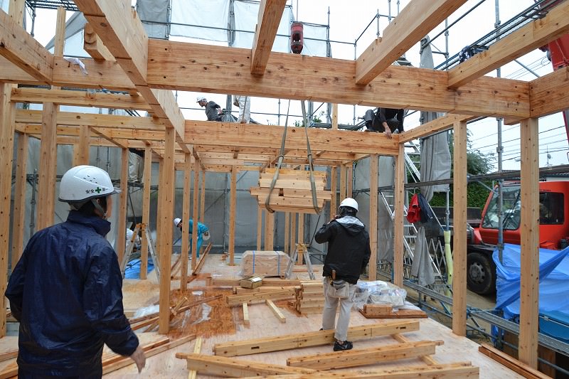 「糸島市01」注文住宅現場リポート④【上棟式】