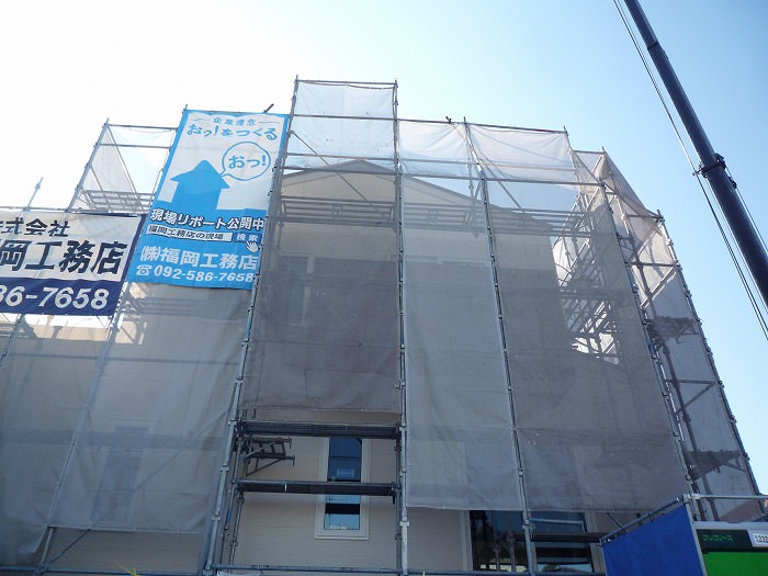 福岡市城南区南片江03　注文住宅建築現場リポート⑨