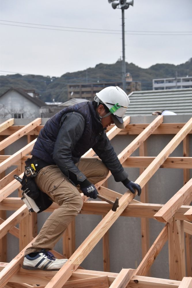 「太宰府市06」注文住宅現場リポート④【上棟式】