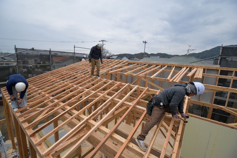 「太宰府市06」注文住宅現場リポート④【上棟式】
