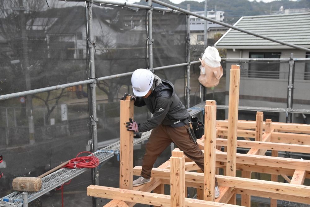 「太宰府市06」注文住宅現場リポート④【上棟式】