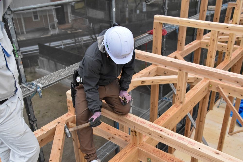 「太宰府市06」注文住宅現場リポート④【上棟式】