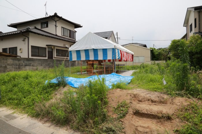 福岡県春日市紅葉ヶ丘西03　注文住宅建築現場リポート①　～地鎮祭～