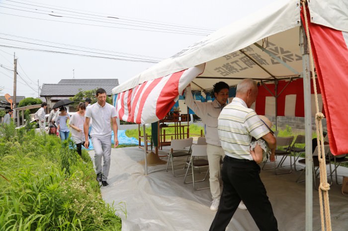 福岡県春日市紅葉ヶ丘西03　注文住宅建築現場リポート①　～地鎮祭～