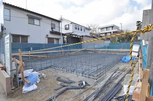 「福岡市城南区七隈03」注文住宅現場リポート②【基礎工事】【配筋】