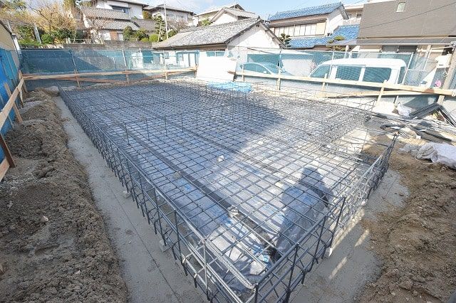 「福岡市城南区七隈03」注文住宅現場リポート②【基礎工事】【配筋】