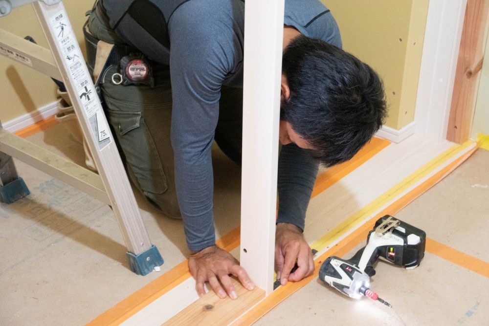 「糟屋郡粕屋町03」注文住宅現場リポート⑪【木工事】【建具】