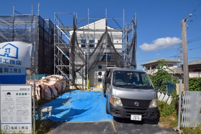 福岡県太宰府市10　注文住宅建築現場リポート⑤　～内装工事・クロス貼り～