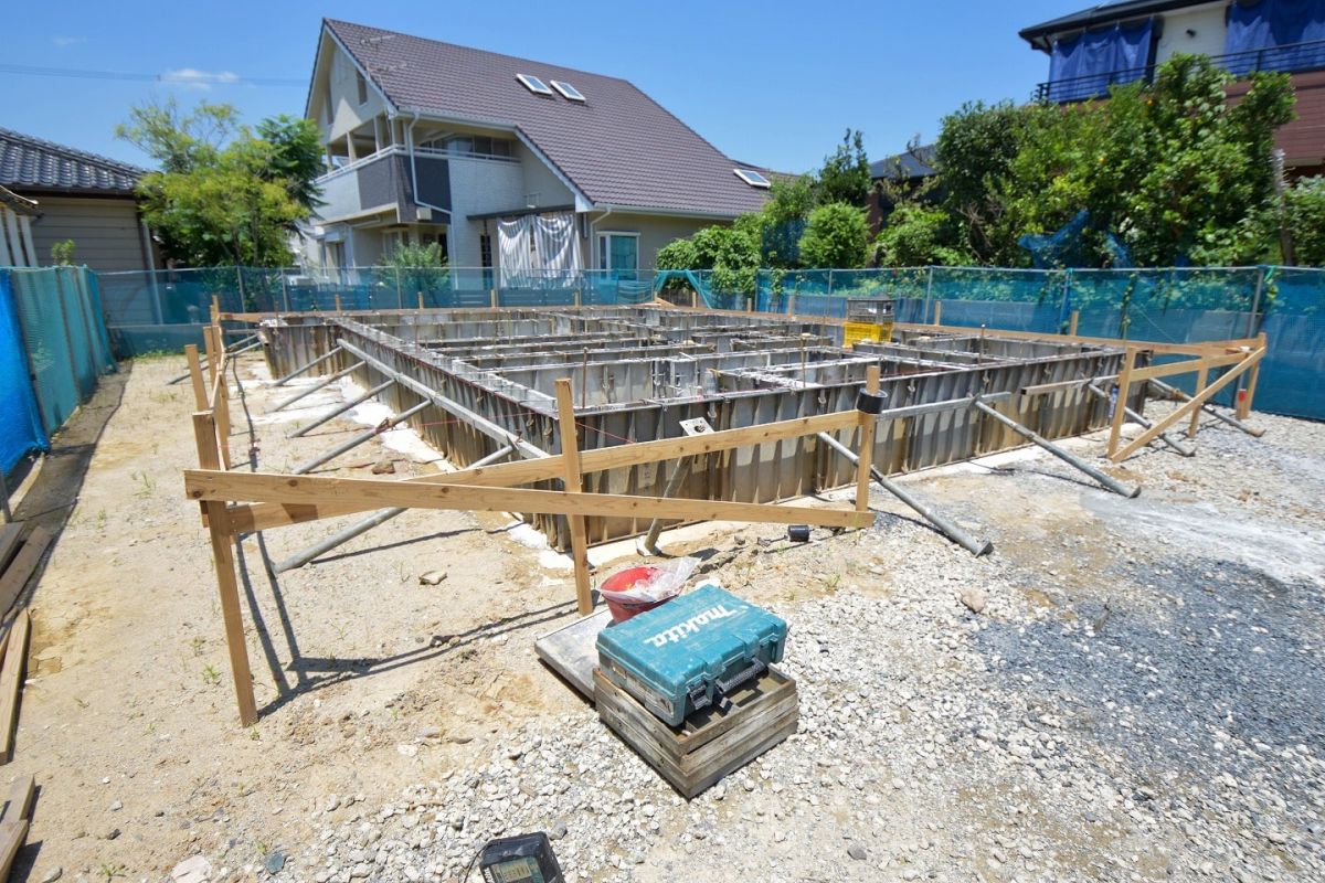 福岡県北九州市八幡西区02　注文住宅建築現場リポート②　～基礎工事～