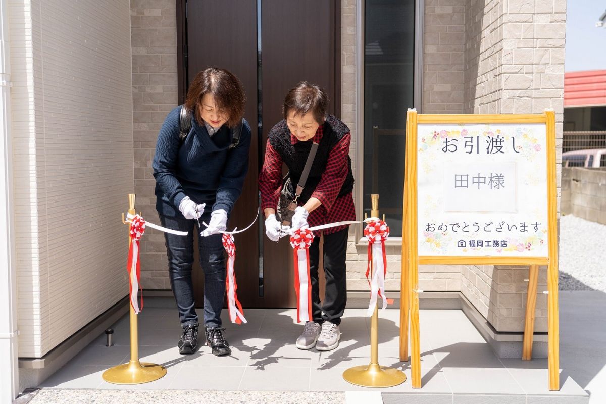 福岡県福岡市早良区次郎丸01　注文住宅建築現場リポート⑦　～お引き渡し式～