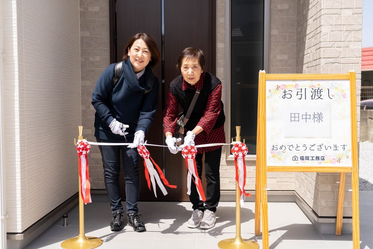 福岡県福岡市早良区次郎丸01　注文住宅建築現場リポート⑦　～お引き渡し式～