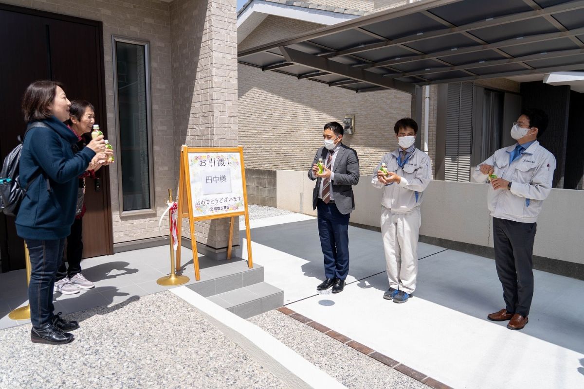 福岡県福岡市早良区次郎丸01　注文住宅建築現場リポート⑦　～お引き渡し式～