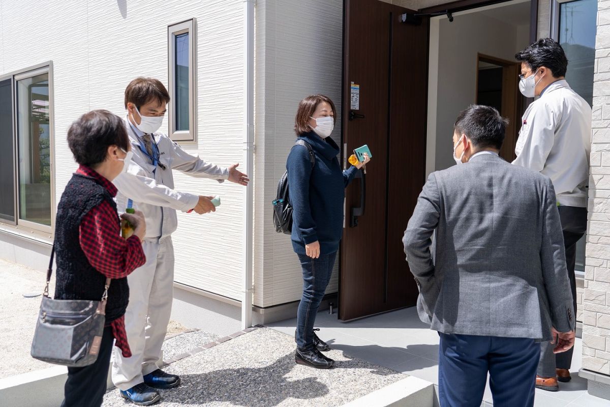 福岡県福岡市早良区次郎丸01　注文住宅建築現場リポート⑦　～お引き渡し式～