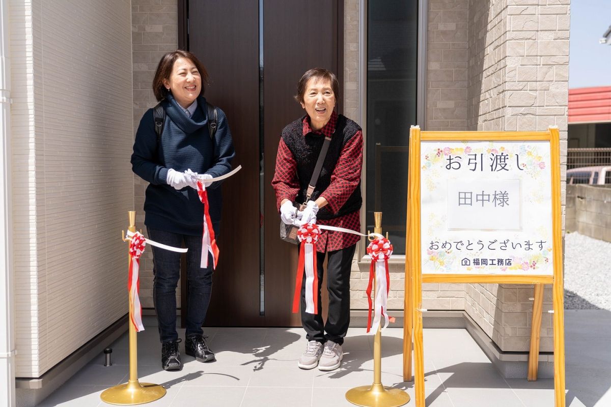 福岡県福岡市早良区次郎丸01　注文住宅建築現場リポート⑦　～お引き渡し式～