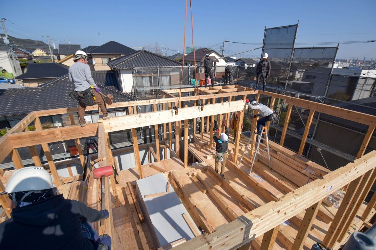 「福岡市西区06」注文住宅現場リポート③【上棟式】