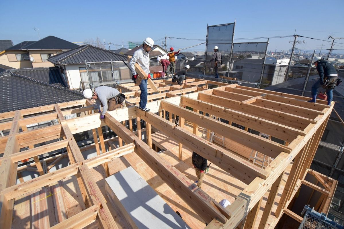 福岡県福岡市西区06　注文住宅建築現場リポート③　～上棟式・前編～