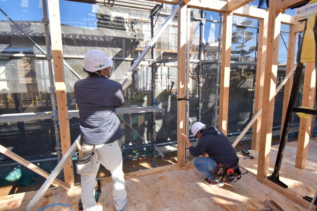 福岡県福岡市西区06　注文住宅建築現場リポート③　～上棟式・前編～