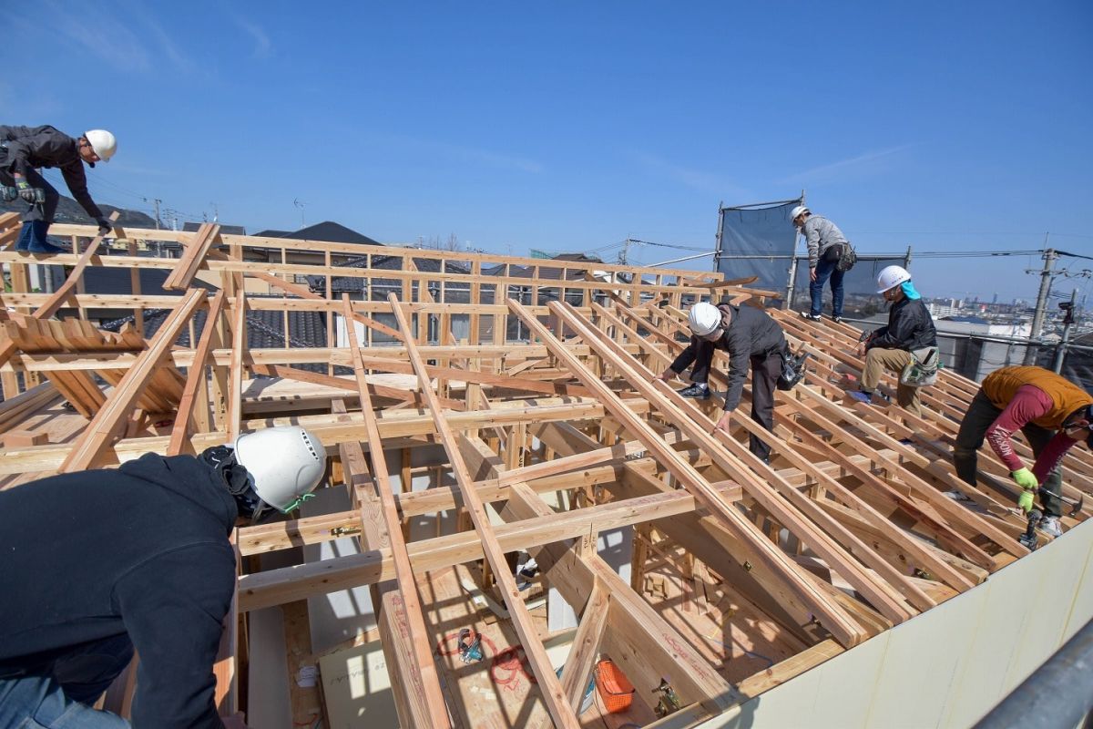 「福岡市西区06」注文住宅現場リポート③【上棟式】