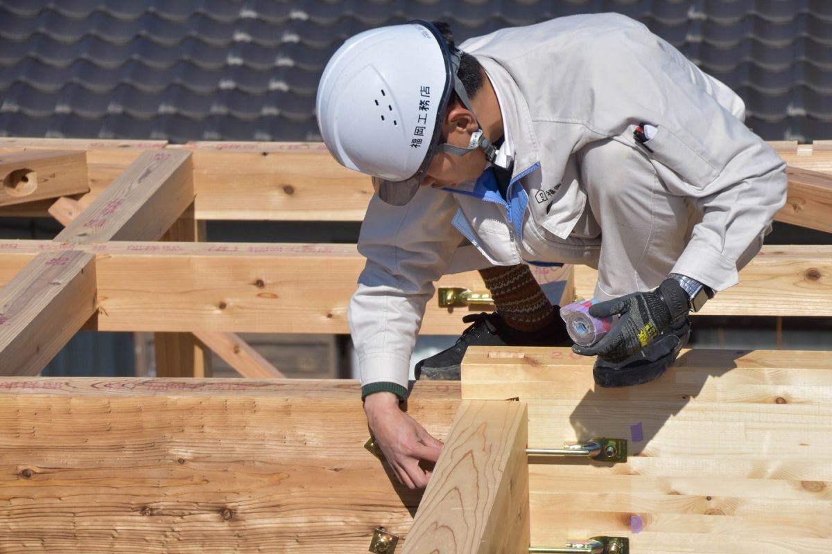 福岡県福岡市西区06　注文住宅建築現場リポート③　～上棟式・前編～