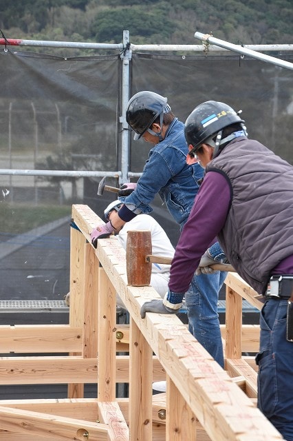 福岡県糸島市03　注文住宅建築現場リポート③　～上棟式～