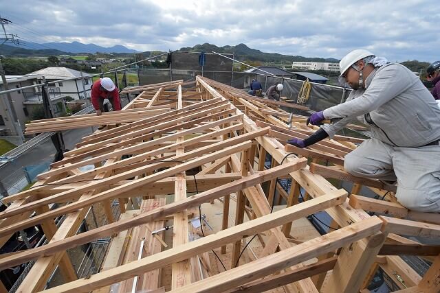 福岡県糸島市03　注文住宅建築現場リポート③　～上棟式～