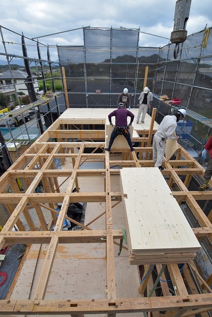 福岡県糸島市03　注文住宅建築現場リポート③　～上棟式～