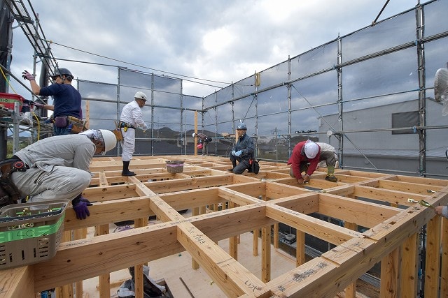 福岡県糸島市03　注文住宅建築現場リポート③　～上棟式～