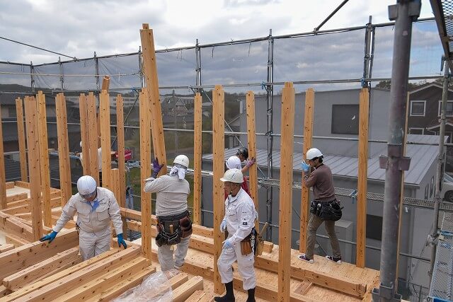 福岡県糸島市03　注文住宅建築現場リポート③　～上棟式～