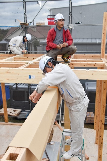 福岡県糸島市03　注文住宅建築現場リポート③　～上棟式～