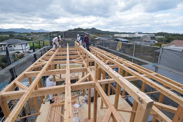 福岡県糸島市03　注文住宅建築現場リポート③　～上棟式～