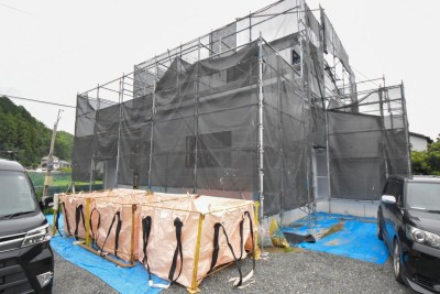 福岡県筑紫野市11　注文住宅建築現場リポート⑥　～木工事・床材張り〜