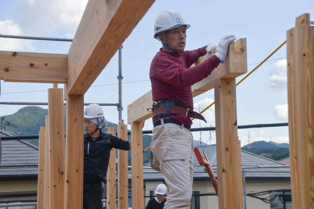 福岡県太宰府市09　注文住宅建築現場リポート②　～上棟式～