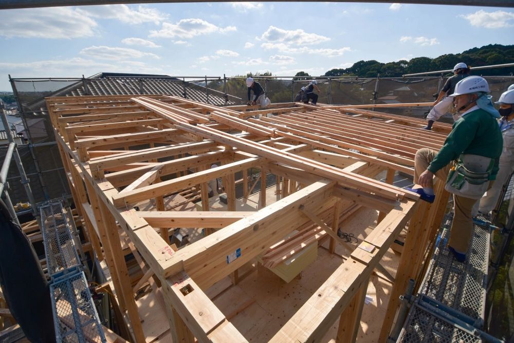 福岡県太宰府市09　注文住宅建築現場リポート②　～上棟式～