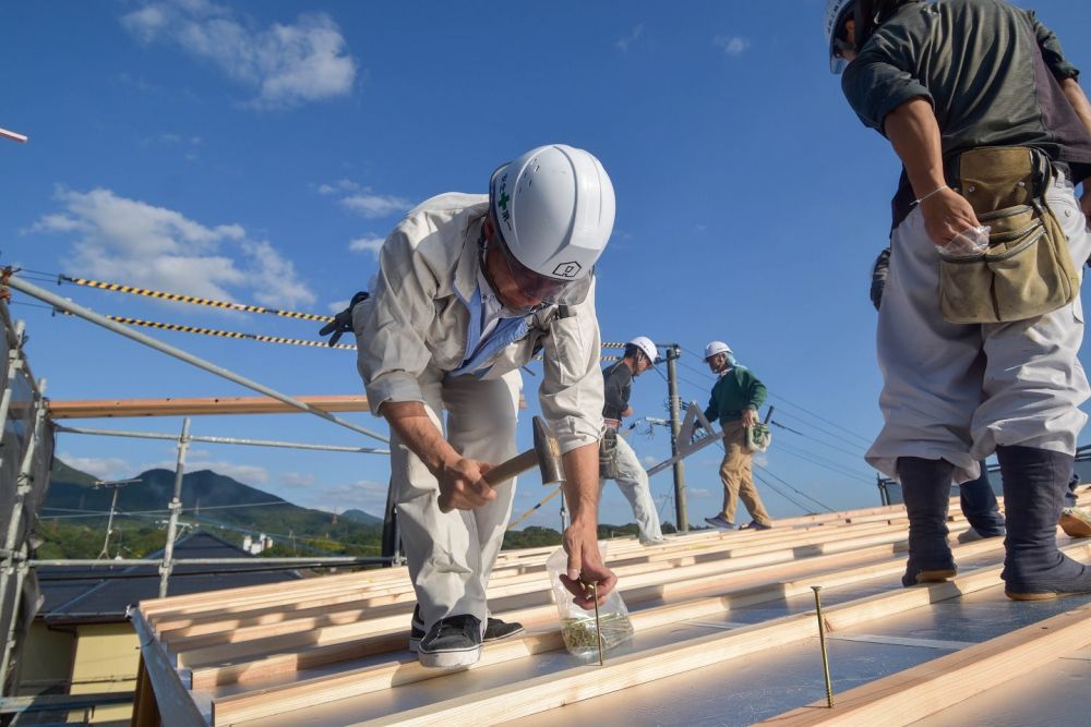 福岡県太宰府市09　注文住宅建築現場リポート②　～上棟式～