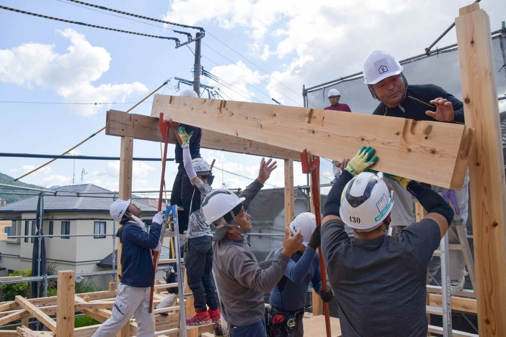 福岡県太宰府市09　注文住宅建築現場リポート②　～上棟式～