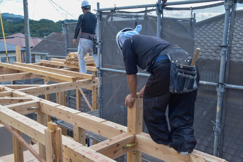 福岡県太宰府市09　注文住宅建築現場リポート②　～上棟式～