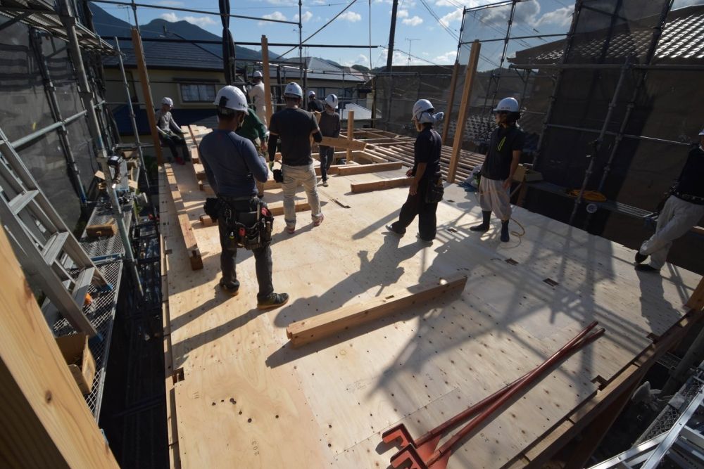 「太宰府市09」注文住宅現場リポート②【上棟式】