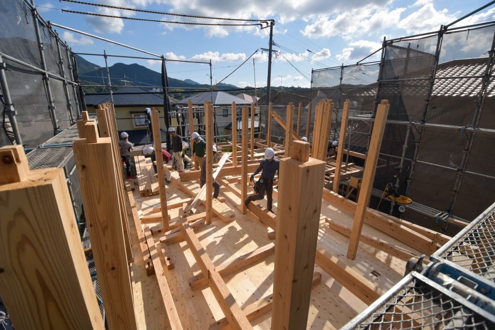 「太宰府市09」注文住宅現場リポート②【上棟式】