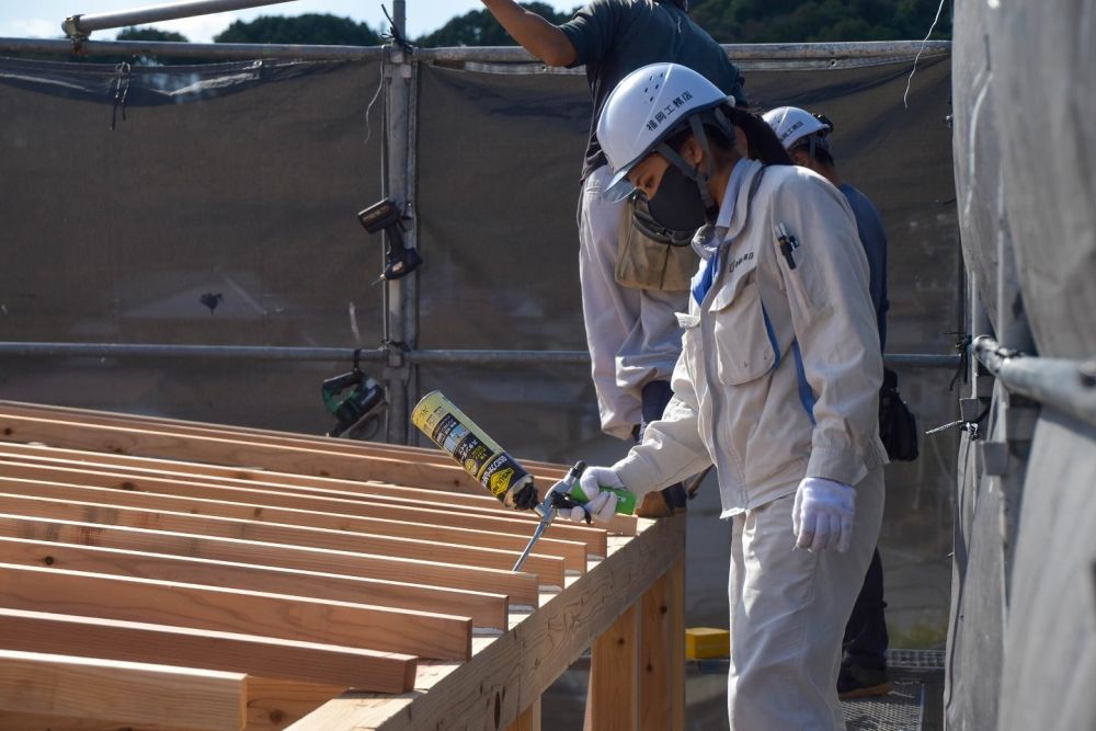 福岡県太宰府市09　注文住宅建築現場リポート②　～上棟式～