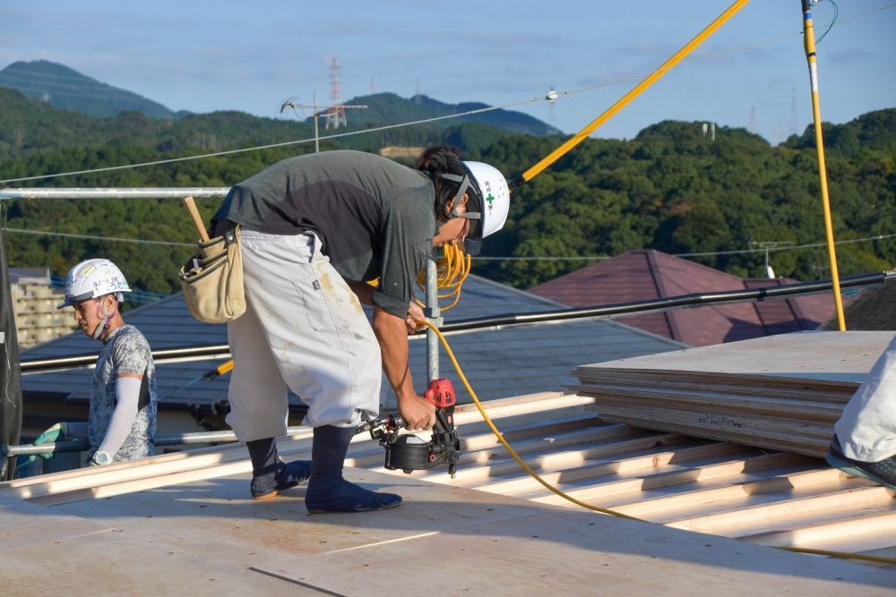 福岡県太宰府市09　注文住宅建築現場リポート②　～上棟式～