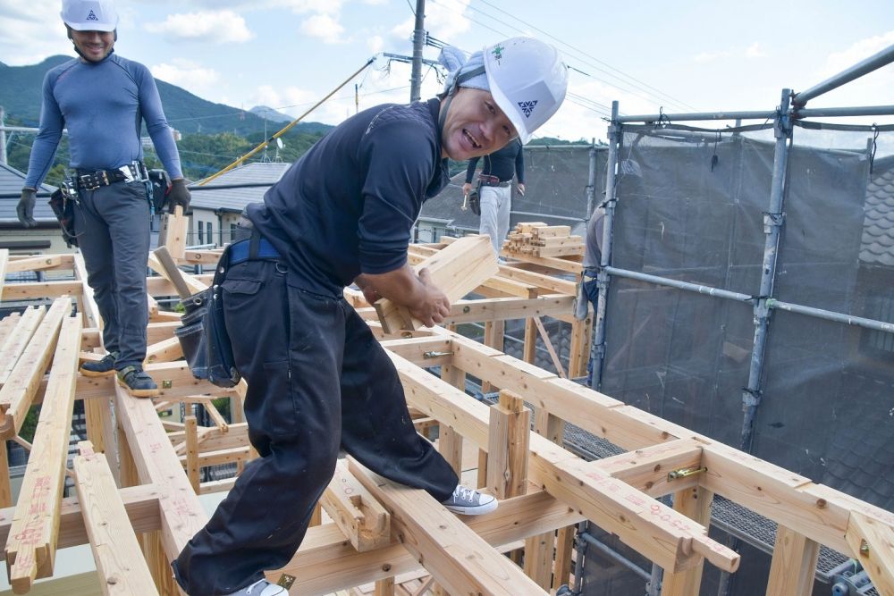 福岡県太宰府市09　注文住宅建築現場リポート②　～上棟式～