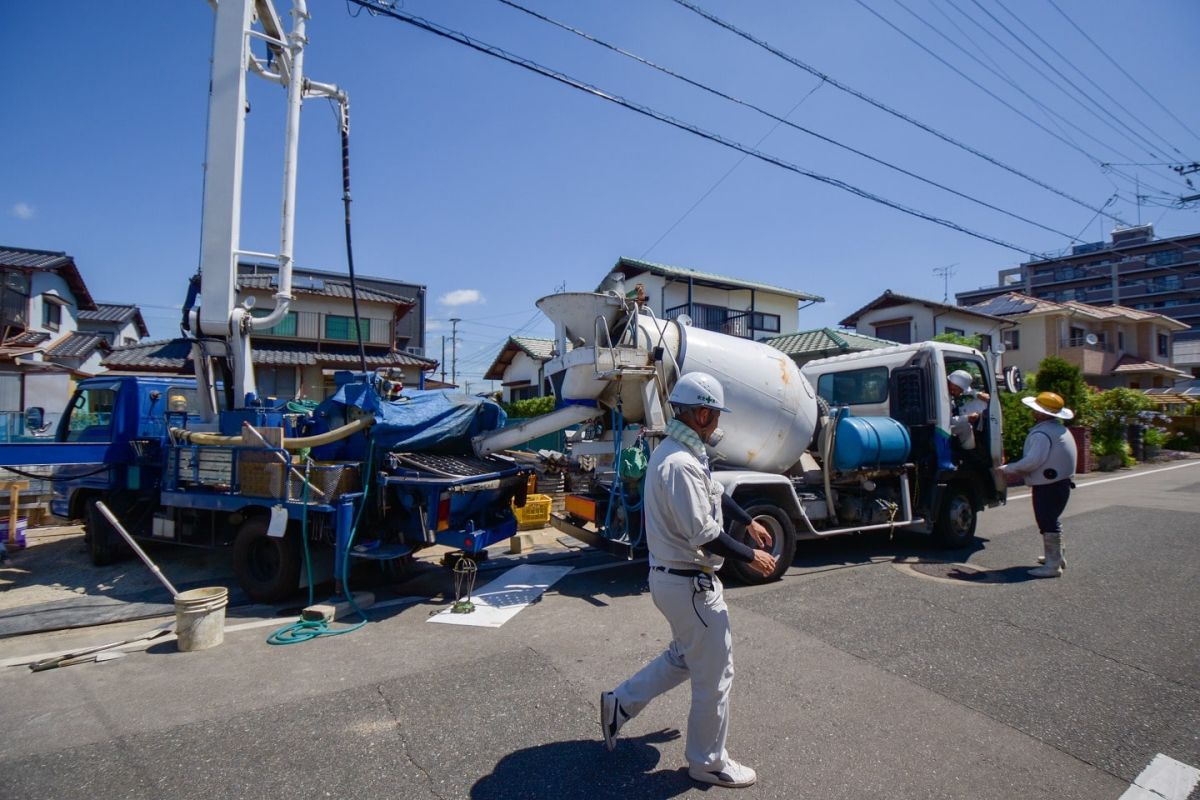 福岡県那珂川市10　注文住宅建築現場リポート②　～基礎工事・土間コン～