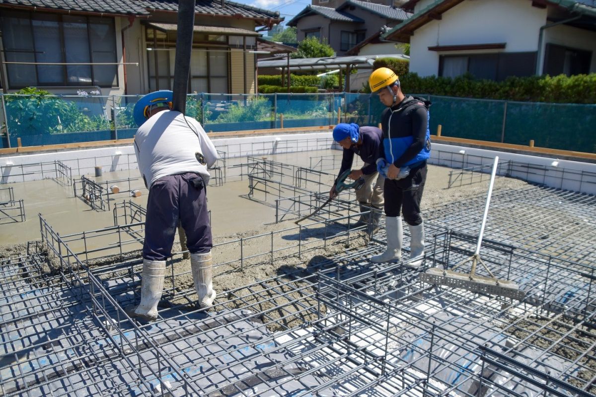 「那珂川市10」注文住宅現場リポート②【基礎工事】【土間コン】