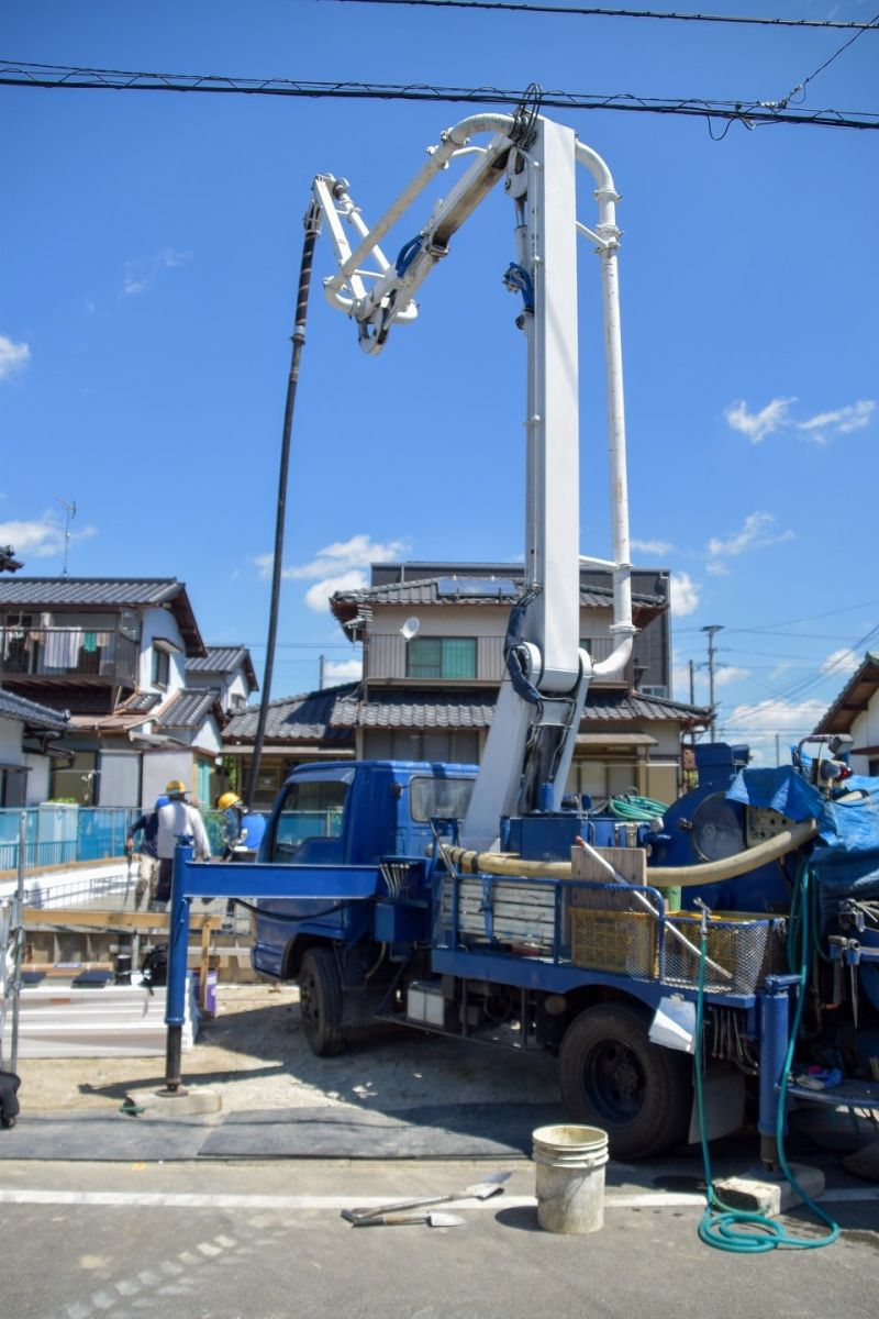 福岡県那珂川市10　注文住宅建築現場リポート②　～基礎工事・土間コン～