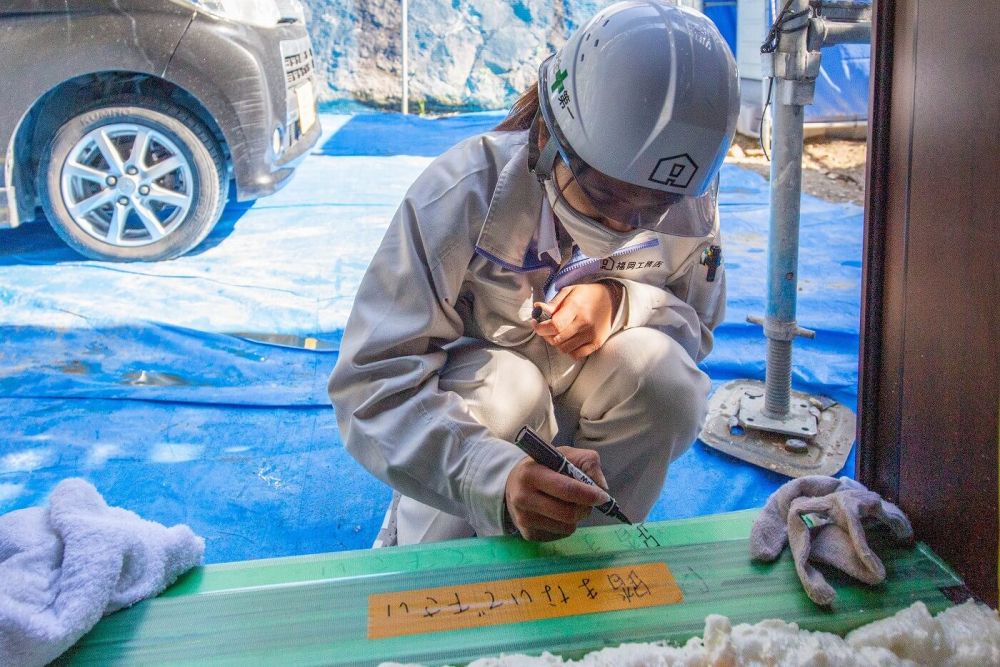 「福岡市早良区07」注文住宅現場リポート⑧【木工事】【外断熱材】